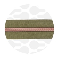 Mossy Green - #S5 Rose Gold | Zip Nylon | 10 mètres