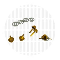 Basic | Tasvoetjes | Antique Gold