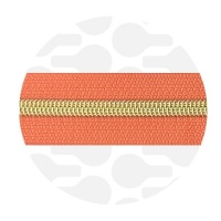 Coral Pink - #S5 Gold | Zip Nylon | 10 meter