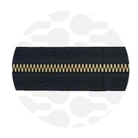 Pure Black - #M5 Bronze | Metallreißverschlüsse