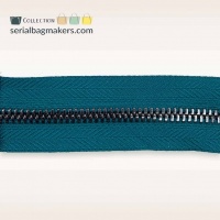 Tropical Teal - #M5 Gunmetal | Metalen rits