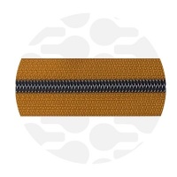 Pumpkin Spice - #S5 Gunmetal | Nylon Coil Zipper Tape | 3 meter