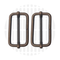 Basic | schuifgesp | 38 mm | Antique Copper