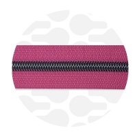Hot Pink - #S5 Gunmetal | Spiraalrits | 10 meter