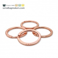 Split ring | 25 mm | Rose Gold | 4pcs