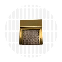 Press lock | Square | Antique Gold