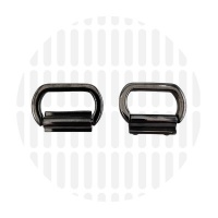 Slim strap connector | Gun metal