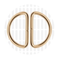 Basic | D-ring | 38 mm | Gold