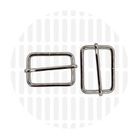 Basic | Wide mouth schuifgesp | 38 mm | Nickel