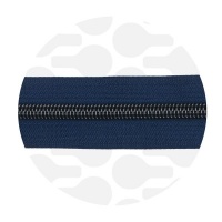 Ink blue - #S5 Gunmetal | Spiraalrits | 10 meter