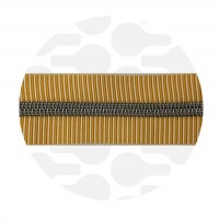 Striped Sahara - #5S Silver | Nylon Coil Zipper Tape | 1 meter