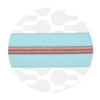 Glacier Blue - #S5 Rose Gold | Spiraalrits | 10 meter