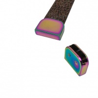 Premium | Riemeinde | 19 mm | Iridescent Rainbow