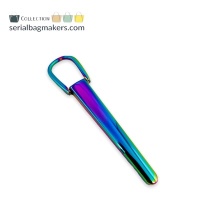 Elongated strap anchor | Iridescent Rainbow