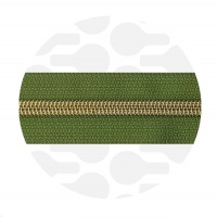 Old Lime - #S5 Gold | Nylon Coil Zipper Tape | 10 meter