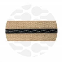 Latte Beige - #S5 Gunmetal | Spiraalrits | 10 meter