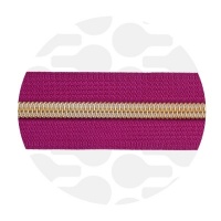 Amaranth Magenta - #S5 Gold | Zip Nylon | 3 mètres