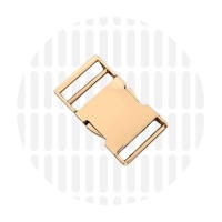 Premium | klikgesp | 25 mm | Gold