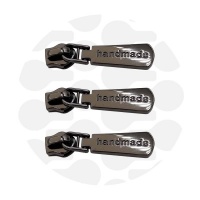 Handmade #5S | schuiver spiraalrits | Gun metal