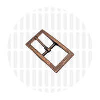 Gesp met pin | 19 mm | Antique Copper