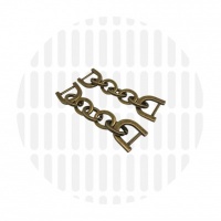 Chain strap connector | Antique Brass