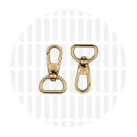 Elegant | Mousqueton | 15 mm | Gold