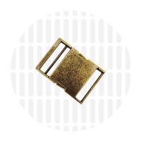 Premium | klikgesp | 38 mm | Antique Brass