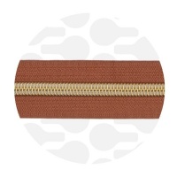 Cognac Brown - #S5 Gold | Spiraalrits | 1 meter