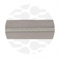 Clay - #M3 Silver | Metal Zipper Tape