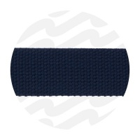 Navy Blue - 19 mm | Cotton Poly Webbing | Maxi Roll