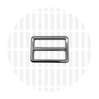 Sleek | schuifgesp | 32 mm | Gun metal