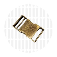 Premium | klikgesp | 32 mm | Antique Brass