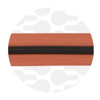 Smokey Orange - #S5 Black | Spiraalrits | 1 meter