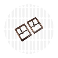 Gesp met pin | 25 mm | Antique Copper