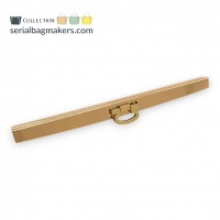 Curved wallet frame | Gold