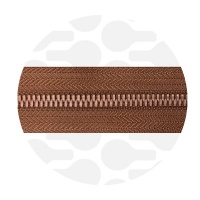 Hazelnut Brown - #M5 Antique Copper | Metalen rits