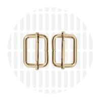 Basic | schuifgesp | 19 mm | Gold