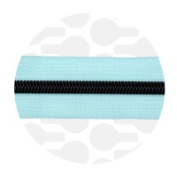 Glacier Blue - #S5 Black | Spiraalrits | 1 meter