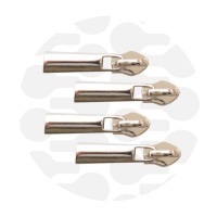 Classic #5S | schuiver spiraalrits | Nickel