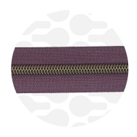 Smokey aubergine - #S5 Bronze | Spiraalrits | 10 meter