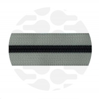 Silver Grey - #S5 Black | Nylon Coil Zipper Tape | 3 meter