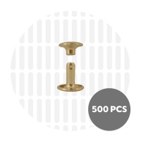 Holnieten dubbele kop goud 9x10 (500 sets)