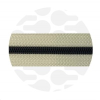 Oatmeal Beige - #5S Black | Nylon Coil Zipper Tape | 3 meter