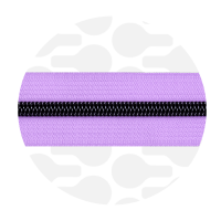 Frosted Lilac - #S5 Gunmetal | Spiraalrits | 1 meter