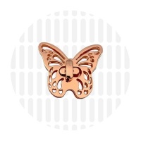 Draaisluiting | Butterfly | Rose Gold