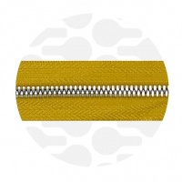 Kurkuma - #M5 Nickel | Metal Zipper Tape