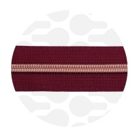 Wine red - #S5 Rose Gold | Zip Nylon | 10 mètres
