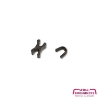 Stops for metal zippers #M5 | Black