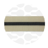 Beach - #S5 Gun metal | Spiraalrits | 10 meter