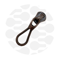 Rope #M5 | Trekker voor metalen rits | Antique copper